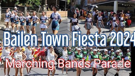 Bailen Town Fiesta Marching Bands Parade Youtube