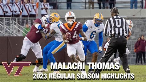 Malachi Thomas Regular Season Highlights Virginia Tech Rb Youtube