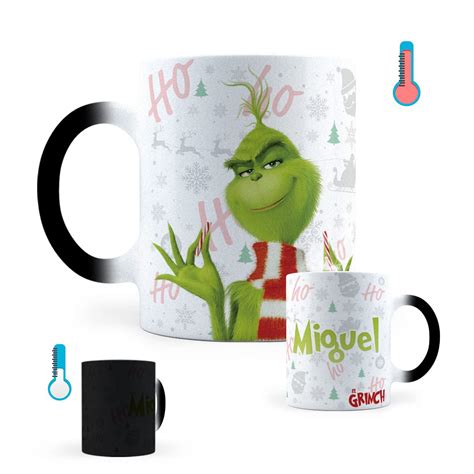 LISE GRAPHIX Taza Mágica El Grinch Personalizada Taza de Cerámica