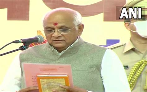 Bhupendra Patel Takes Over As 17th Gujarat Cm Gujarat Cm Bhupendra Patel