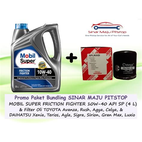 Jual Paket Bundling Oli Mobil Super Friction Fighter W Api Sp