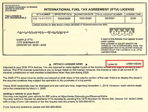 International Fuel Tax Agreement Tax Account Maintenance Department Of Revenue Taxation