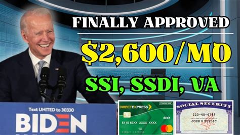 The Social Security Administration Has Approved A 2600 Increase In Monthly Checks For Ssi And