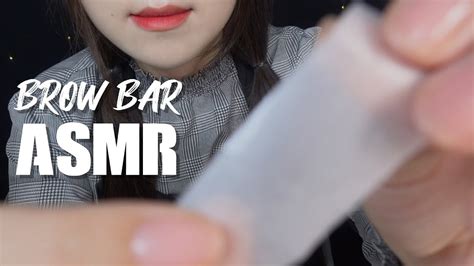 Asmr Doing Your Eyebrows Trimming Waxing Massaging 눈썹 정리 왁싱 No