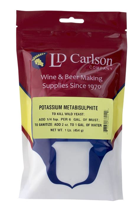 Potassium Metabisulfite 1lb For Wine Making Yeast Control Equipment