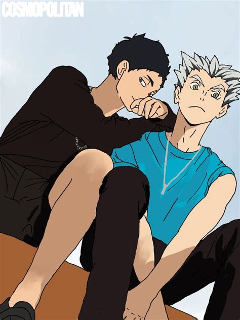 Bokuaka Fanart Cute Akaashi Keiji Bokuto Kotarou Akaashi Keiji