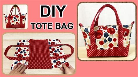 Diy Tote Bag With Lining Sewing Tutorial Diy Tote Bag With Lining