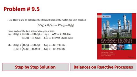 Use Hess S Law To Calculate The Standard Heat Of The Water Gas Shift