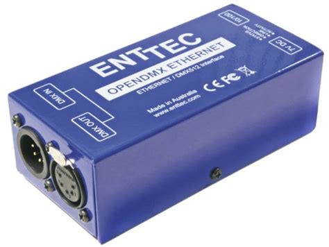 Enttec Ode Poe Open Dmx Ethernet Interface Buy At Soundstorexl