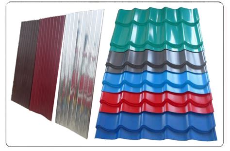 Resin Tile ASTM Metal Galvanized 275g Corrugated Steel Color Sheet For