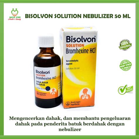 Jual Bisolvon Solution Ml Obat Batuk Berdahak Cairan Untuk Nebulizer