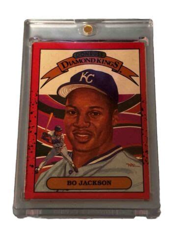 Donruss Bo Jackson Diamond Kings Baseball Card Super Rare Ebay