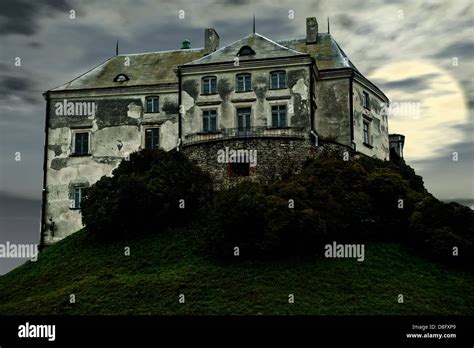 The old terrible castle Stock Photo - Alamy