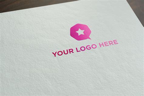 Realistic Logo Mockup Psd — Free Mockup World