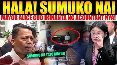 Just In Acountant Ni Suspended Bamban Mayor Alice Guo Nakakulong Na