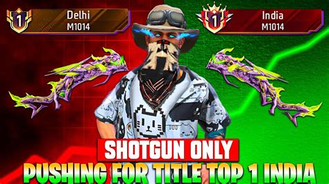 Pushing Top In Shotgun M Free Fire Solo Rank Pushing With Tips