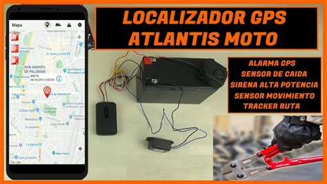 LOCALIZADOR GPS MOTO MEJOR ALARMA MOTO ATLANTIS MOTO YouTube