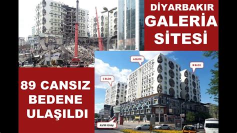 Diyarbakır Galeria Sitesi Kahramanmaraş Depreminde 89 Kişiye Mezar Oldu