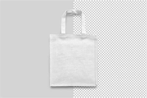 Burlap Jute Bag Mockup Design Cuts