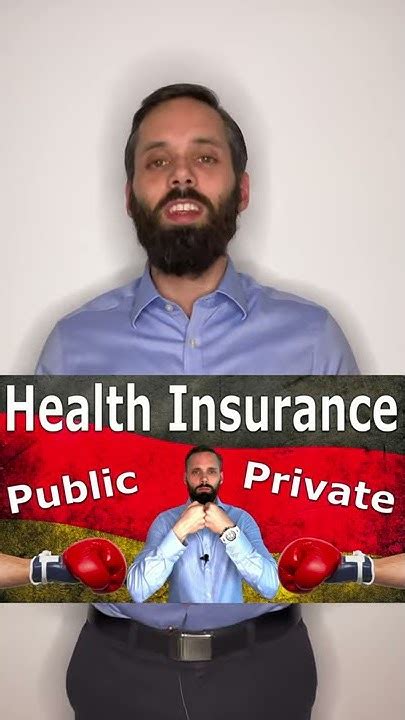 German Public Vs Private Health Insurance Shorts Youtube