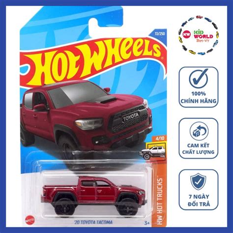 Xe mô hình Hot Wheels basic Bán tải 20 Toyota Tacoma HCX56 Shopee Việt Nam