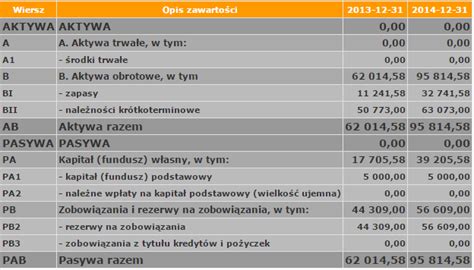 Sprawozdanie Finansowe Mikroprzedsiębiorstwa mKsiegowa pl