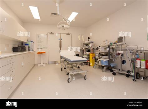 Treatment Room In A Modern Hospital Stock Photo Alamy