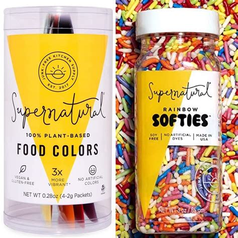 Amazon Supernatural Natural Food Color Powders And Sprinkles