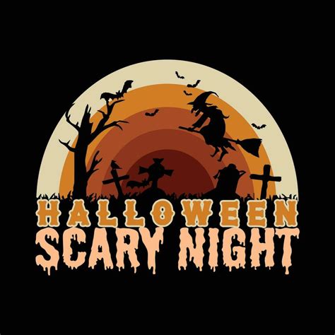 Halloween Scary T Shirt Vector Design 27955525 Vector Art At Vecteezy