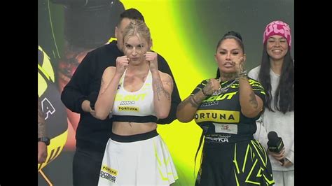 Agnieszka Bobek vs Laluna Media trening i ważenie CLOUT MMA 2 YouTube