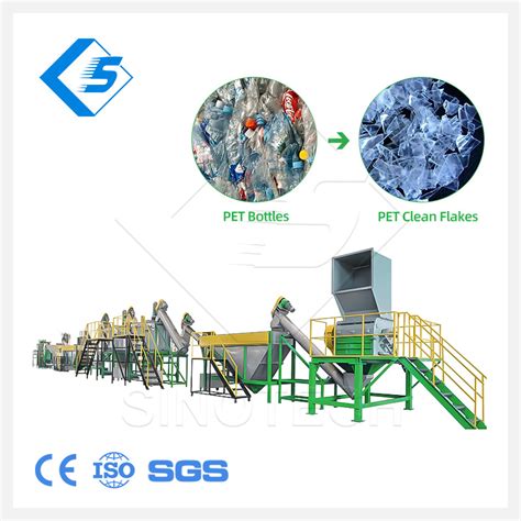 High Efficient Pet Flakes Hot Washing Machine Pet Bottle Recycling