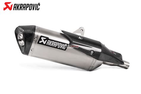 Akrapovic Slip On Line Exhaust System Euro Street Legal Titanium For