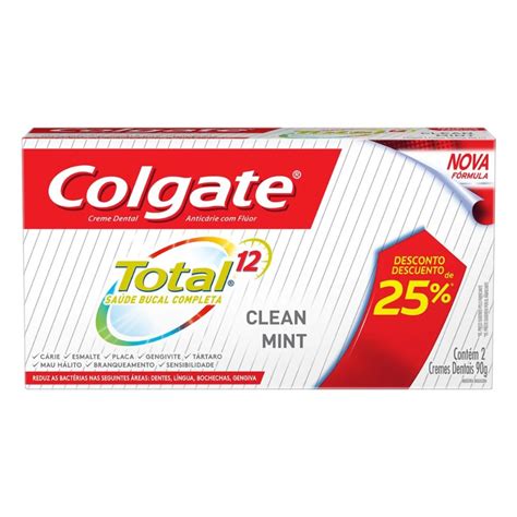 Kit Creme Dental Colgate Total Clean Mint Unidades De G Cada