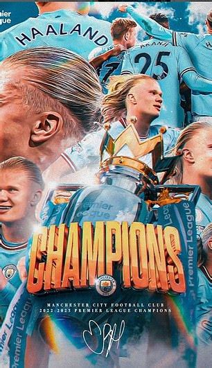 Pictured The Moment Man City Were Crowned Premier League Champions