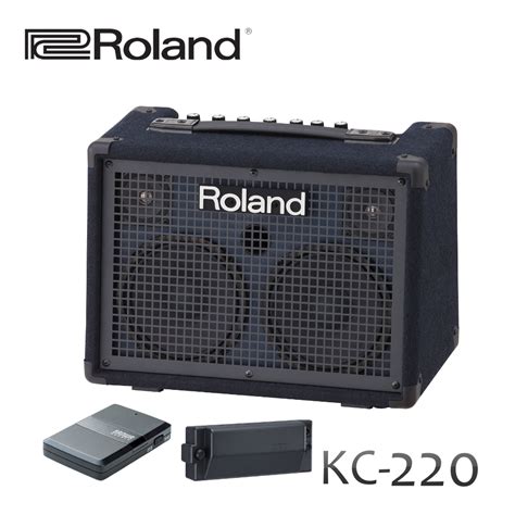 Roland キーボードアンプ Kc 220 バッテリー・bluetooth受信機付きセット【福山楽器センター】