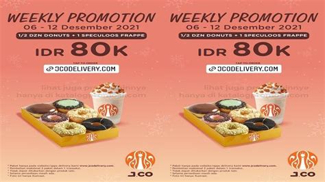 Promo Jco Minggu Ini Desember Lusin Donuts Speculoos