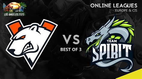 Virtus Pro Vs Team Spirit Game 1 BO3 ESL One Los Angeles Online