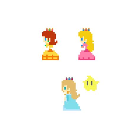 Editing Peach Daisy Rosalina And Luma Mario Party 8 Free Online Pixel