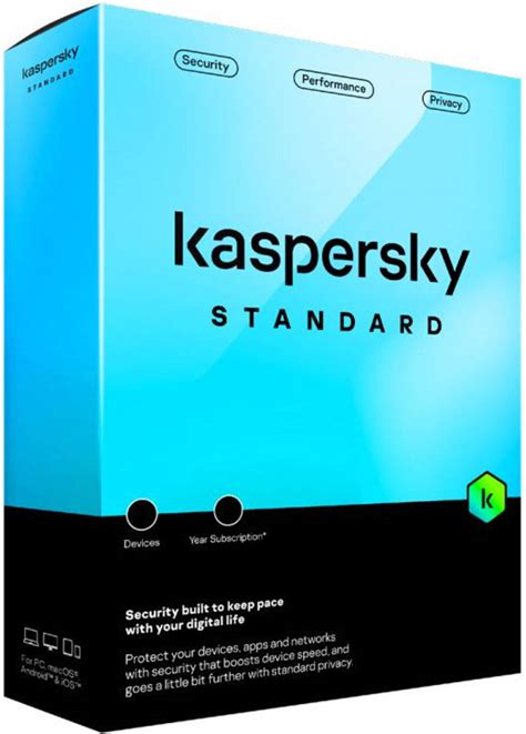 Kaspersky Standard Antivirus 5 Device 1 Year KSA 5D1Y Buy Best Price