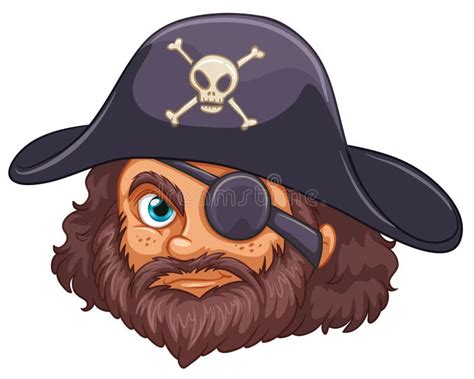 Cabeza del pirata ilustración del vector Ilustración de pirata 47574245