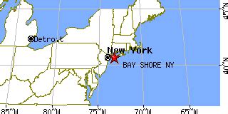 Bay Shore, New York (NY) ~ population data, races, housing & economy