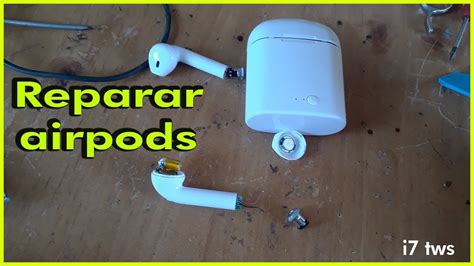 como REPARAR audífonos bluetooth AIRPODS i7 TWS falla no enciende