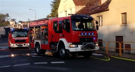 Pożar pustostanu na Osiedlu Robotniczym