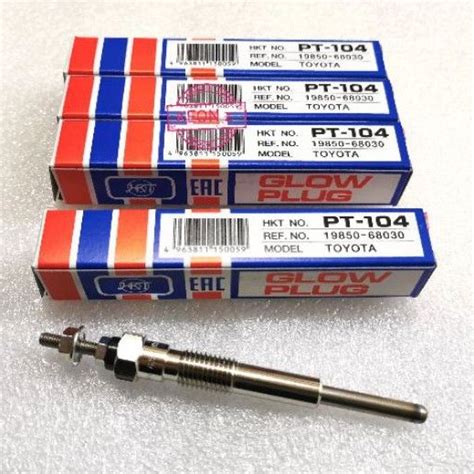 HKT Heater Glow Plug For Toyota Dyna Landcruiser 2B 2J 4pc 1set