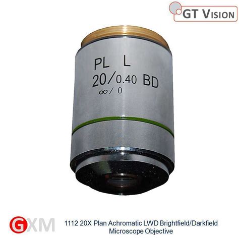 X Plan Achromatic Infinity M Lwd Bf Df Microscope Objective Gxm