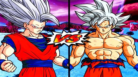 Gohan Bestia Vs Goku Ui DBZ BT4 YouTube