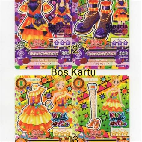 Jual Aikatsu Jepang Normal Versi Tiap Nomor Isi Kartu Kota