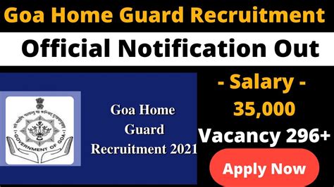 Goa Home Guard Recruitment 2021 How To Get Job In Goa Home Guard