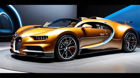 Bugatti Chiron Sport At Brussels Motor Show Premium Ai Generated Image