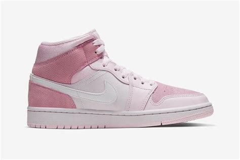 The Air Jordan 1 Mid Pulls Up in Pink - Sneaker Freaker